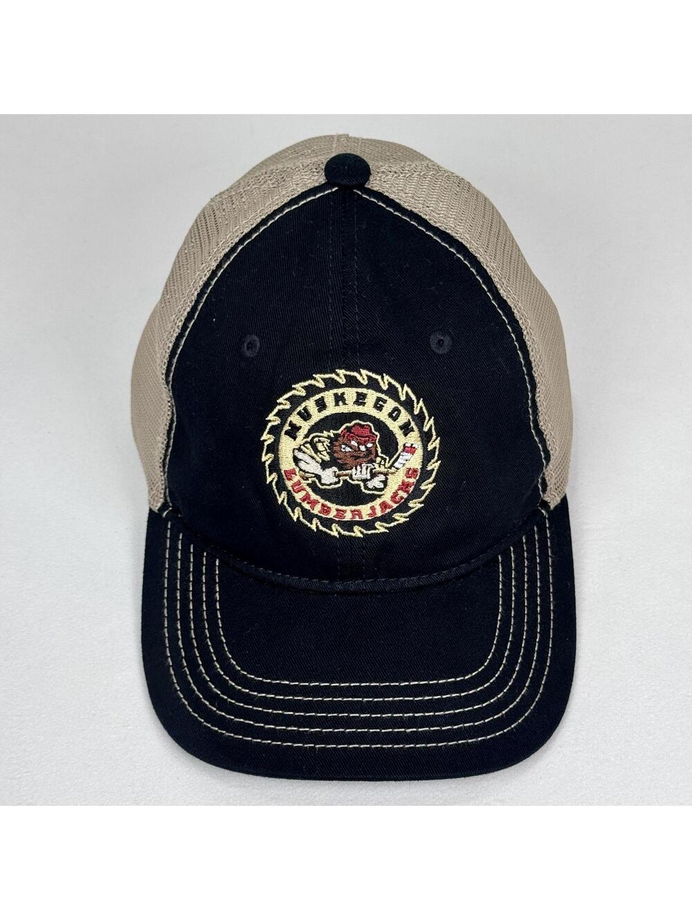 District Black Muskegon Lumberjacks Trucker Cap